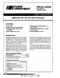 Datasheet HPR107 manufacturer C&D